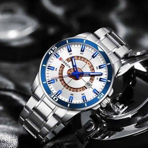 CURREN Men's Watch Fashion Design Quartz Wristwatch