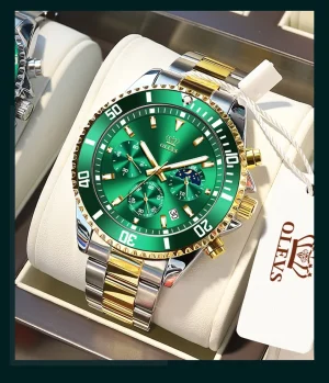 OLEVS 2870 Stainless Steel Casual Watch